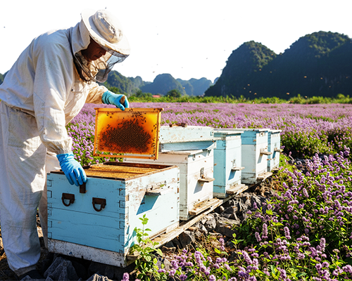 chung toi nuoi ong bac ha